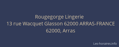 Rougegorge Lingerie