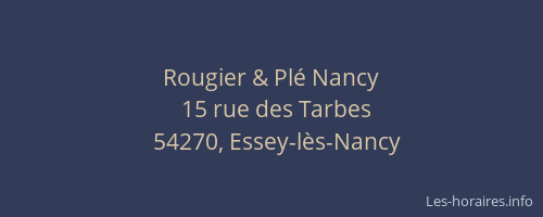 Rougier & Plé Nancy
