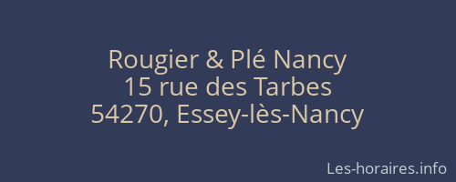 Rougier & Plé Nancy