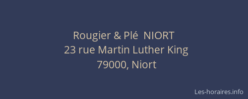 Rougier & Plé  NIORT