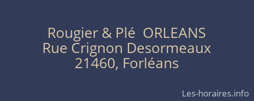 Rougier & Plé  ORLEANS
