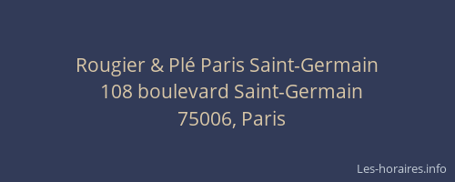 Rougier & Plé Paris Saint-Germain