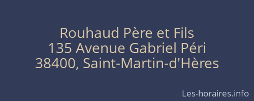 Rouhaud Père et Fils