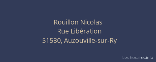 Rouillon Nicolas