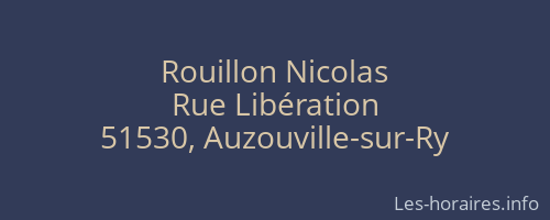 Rouillon Nicolas
