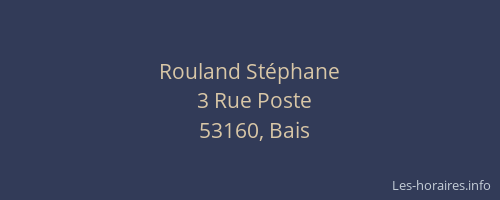 Rouland Stéphane