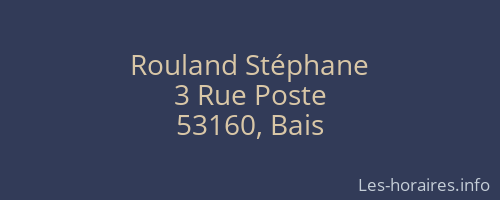 Rouland Stéphane