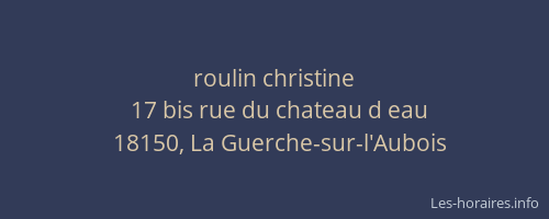 roulin christine