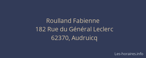 Roulland Fabienne