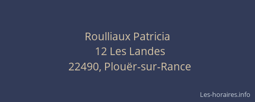 Roulliaux Patricia