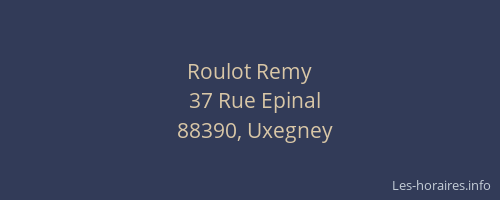 Roulot Remy