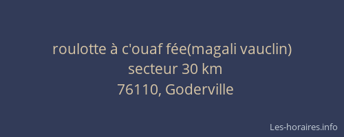 roulotte à c'ouaf fée(magali vauclin)