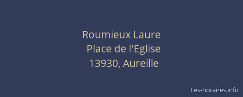 Roumieux Laure