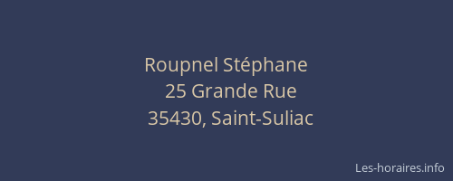 Roupnel Stéphane