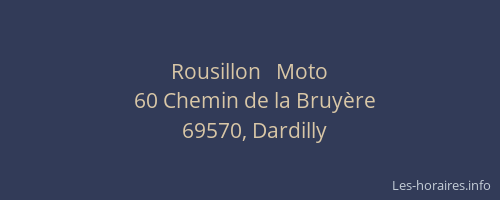 Rousillon   Moto