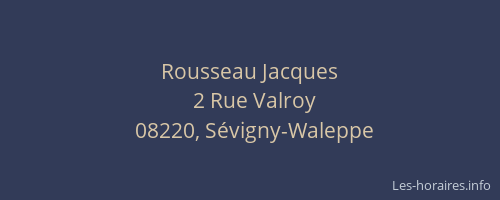 Rousseau Jacques
