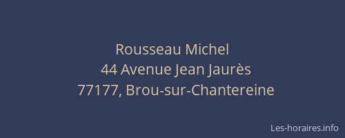 Rousseau Michel