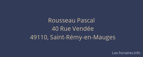 Rousseau Pascal