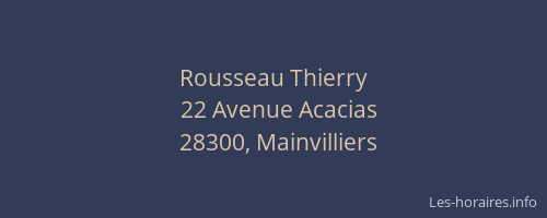 Rousseau Thierry