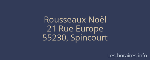 Rousseaux Noël