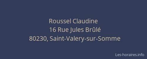 Roussel Claudine