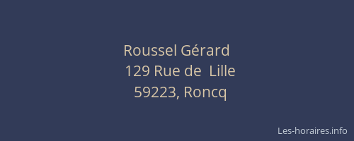 Roussel Gérard