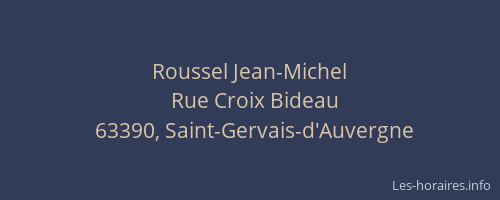 Roussel Jean-Michel