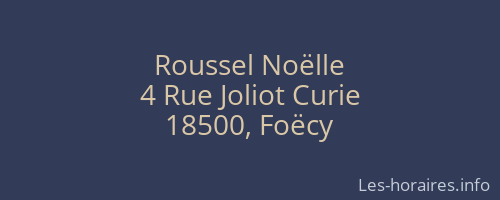 Roussel Noëlle