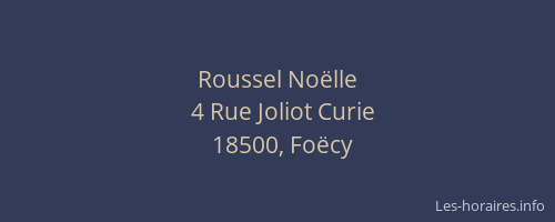 Roussel No&euml;lle