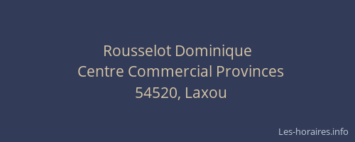 Rousselot Dominique