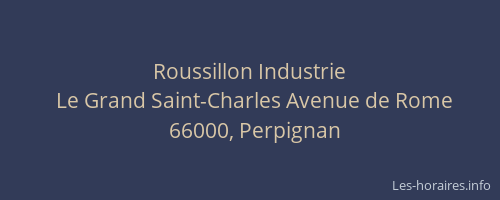 Roussillon Industrie