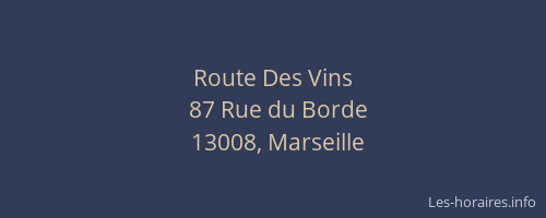 Route Des Vins