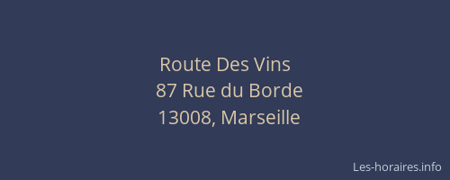 Route Des Vins