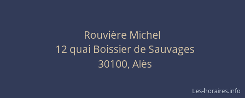 Rouvi&egrave;re Michel