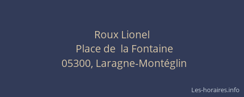 Roux Lionel