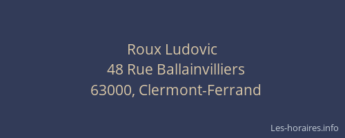 Roux Ludovic