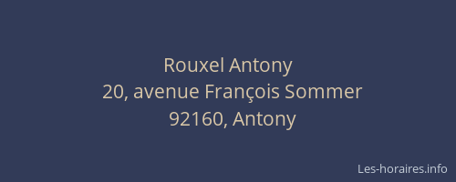 Rouxel Antony