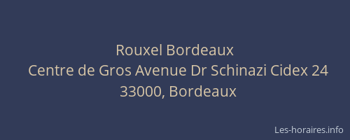 Rouxel Bordeaux