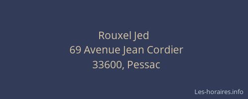 Rouxel Jed