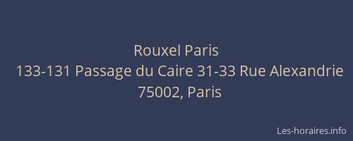 Rouxel Paris