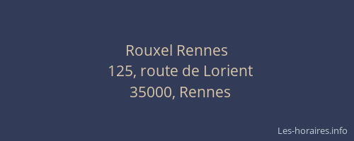 Rouxel Rennes