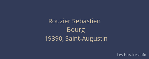 Rouzier Sebastien