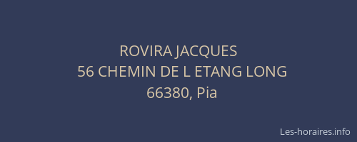 ROVIRA JACQUES