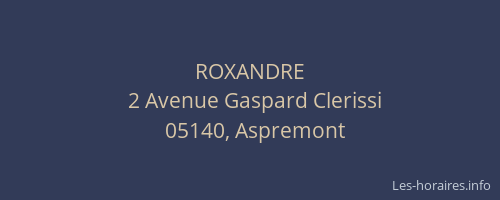ROXANDRE