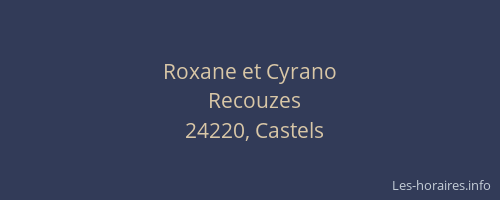 Roxane et Cyrano