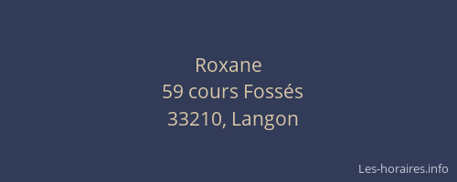 Roxane