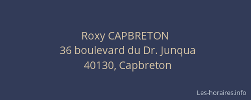 Roxy CAPBRETON