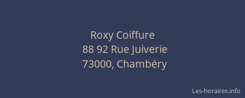 Roxy Coiffure