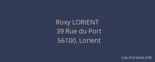 Roxy LORIENT