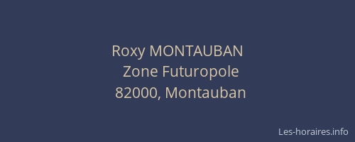Roxy MONTAUBAN